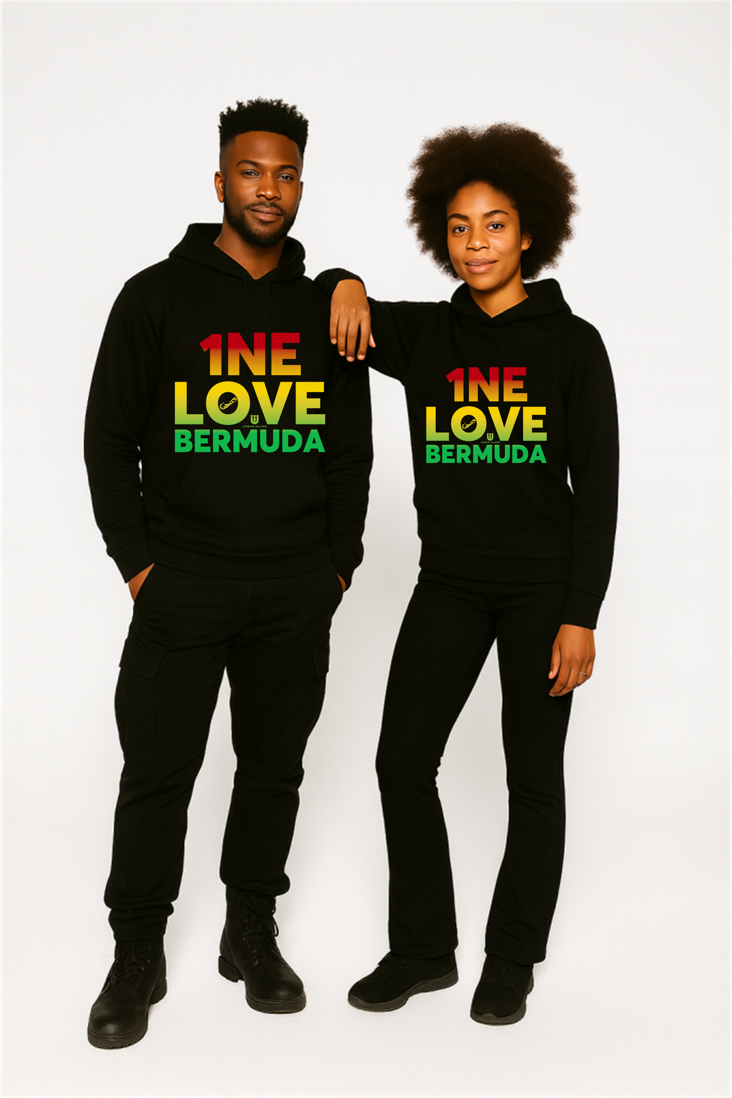 1NE LOVE BERMUDA HOODIE