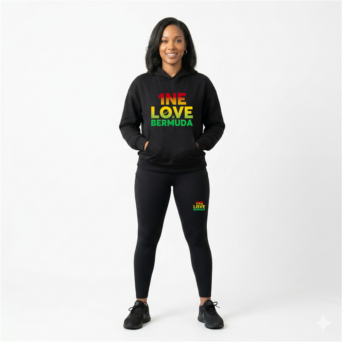 1NE LOVE BERMUDA HOODIE