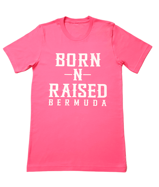 Hot Pink Born-N-Raised Bermuda Tee