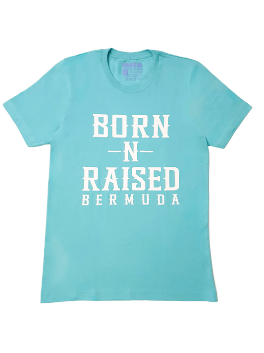Pompano Blue Born-N-Raised Bermuda Unisex Tee