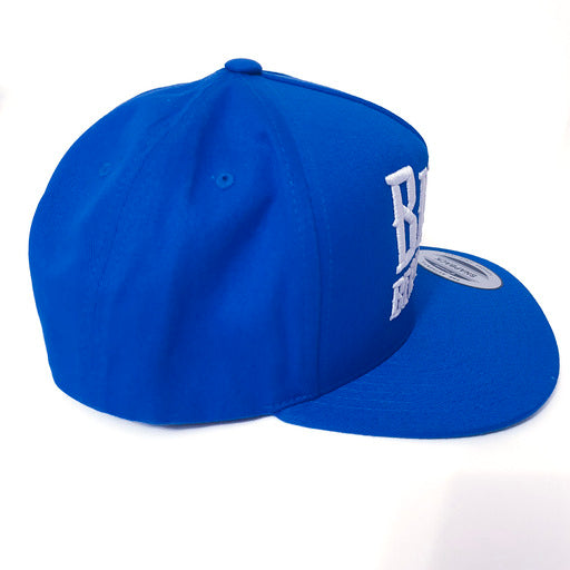 Royal Blue BnR Flat Bill Snapback Hat