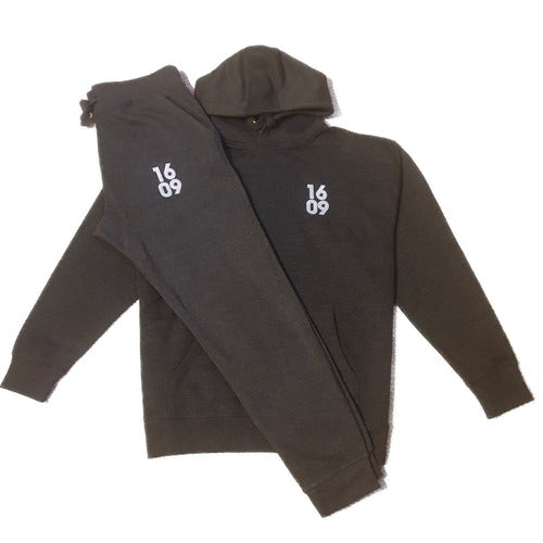 1609 Charcoal Grey Premium Sweatsuit