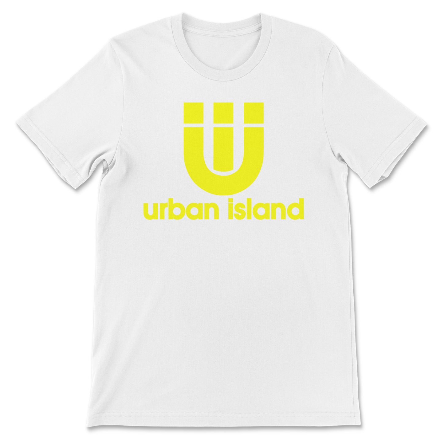 UNISEX T-SHIRT w NEON YELLOW ORIGINAL LOGO
