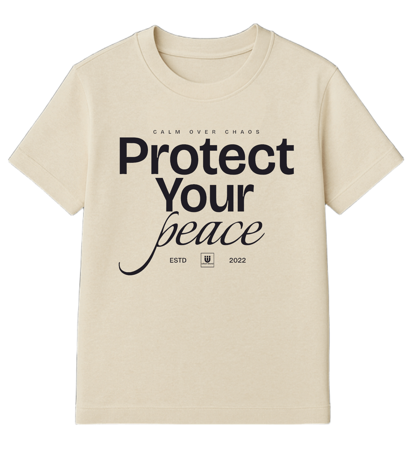 Protect Your Peace Cream Unisex T-shirt