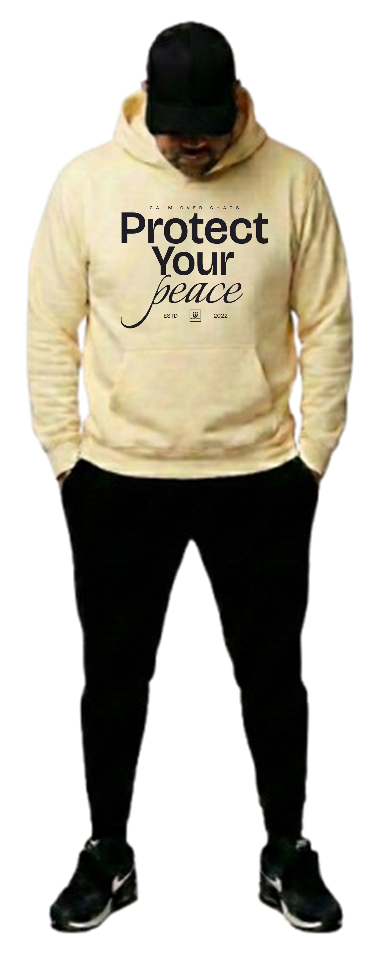 Protect Your Peace Cream Hoodie