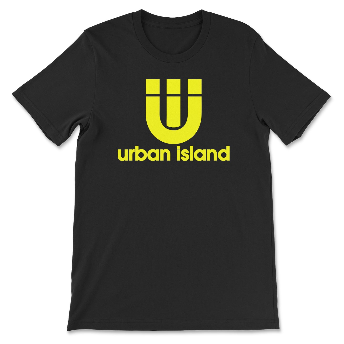 UNISEX T-SHIRT w NEON YELLOW ORIGINAL LOGO