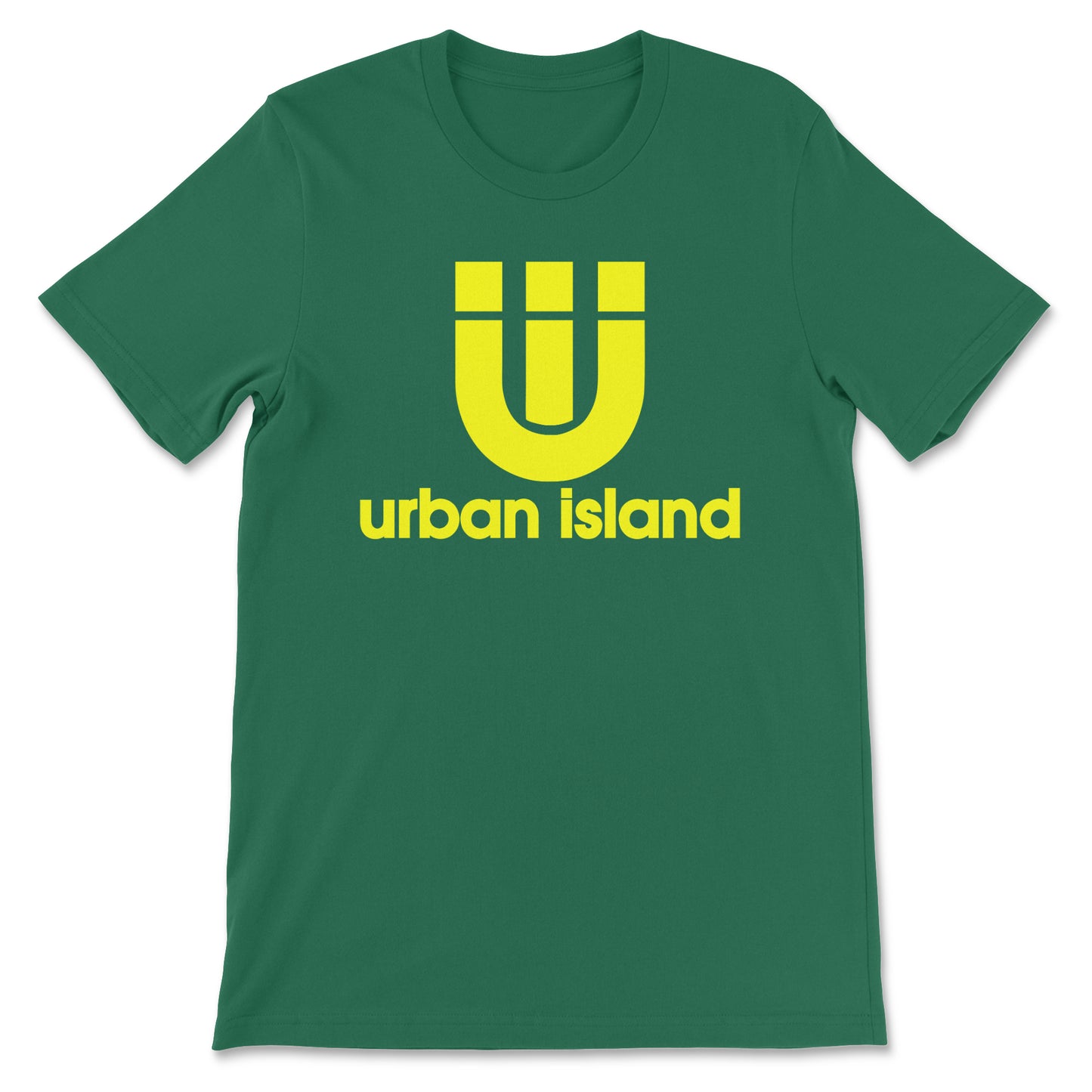 UNISEX T-SHIRT w NEON YELLOW ORIGINAL LOGO