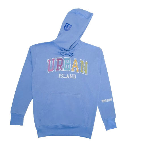 POMPANO BLUE PULLOVER HOODIE