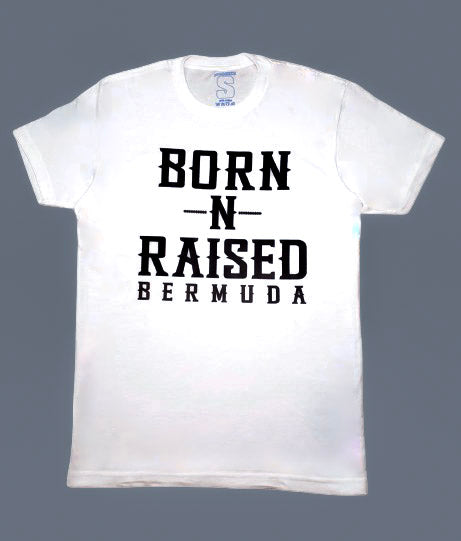 White Born-N-Raised T-shirt