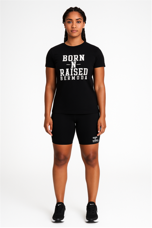 Born-N-Raised Bermuda Yoga Shorts