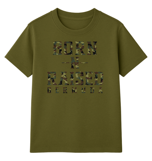 Born-N-Raised Bermuda Camo Unisex Tee