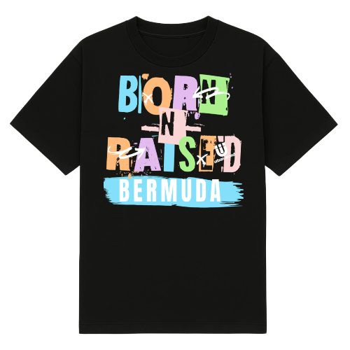 Born-N-Raised Bermuda Multi Pastels Unisex T-shirt