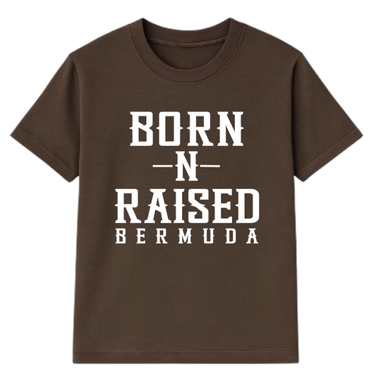 Born-N-Raised Bermuda Chocolate Brown Unisex T-shirt