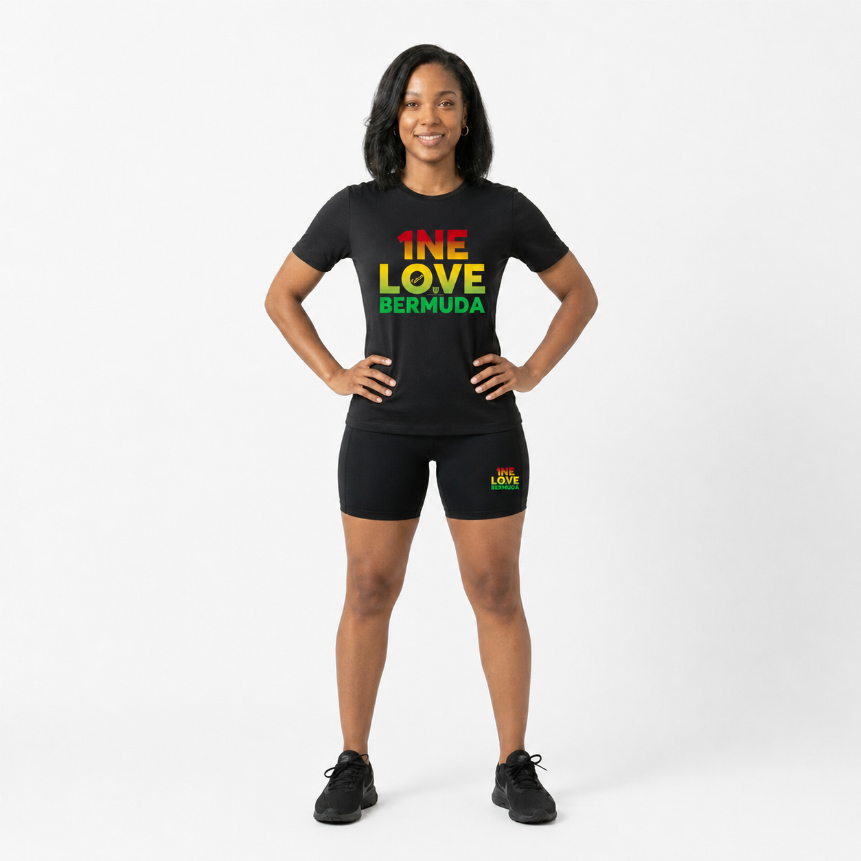 INE LOVE BERMUDA Yoga Shorts