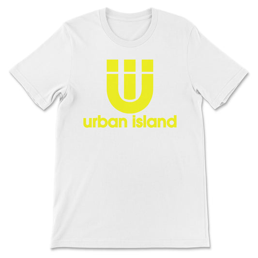 UNISEX T-SHIRT w NEON YELLOW ORIGINAL LOGO