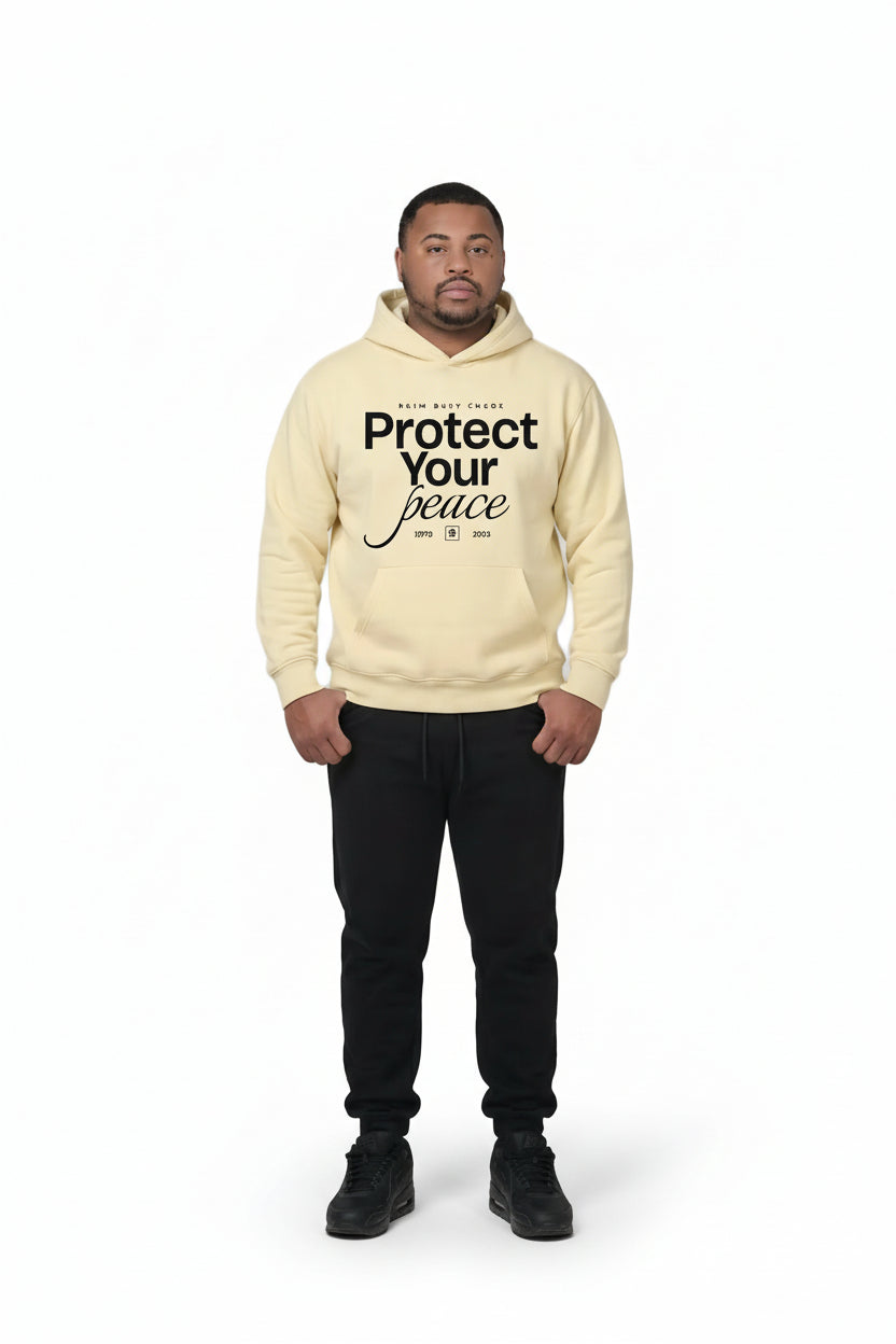 Protect Your Peace Cream Hoodie