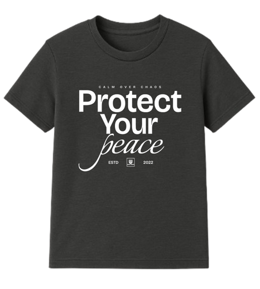 Protect Your Peace Charcoal Grey Unisex T-shirt