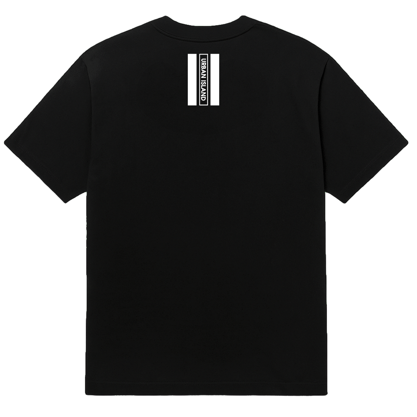 Urban Island Original Two-Tone Logo Black Tee