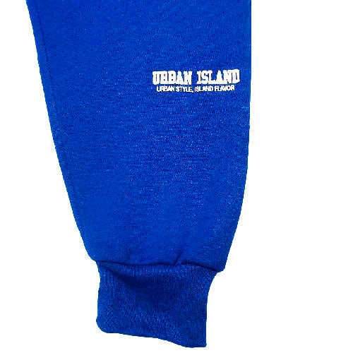 ROYAL BLUE BORN-N-RAISED BERMUDA PULLOVER HOODIE