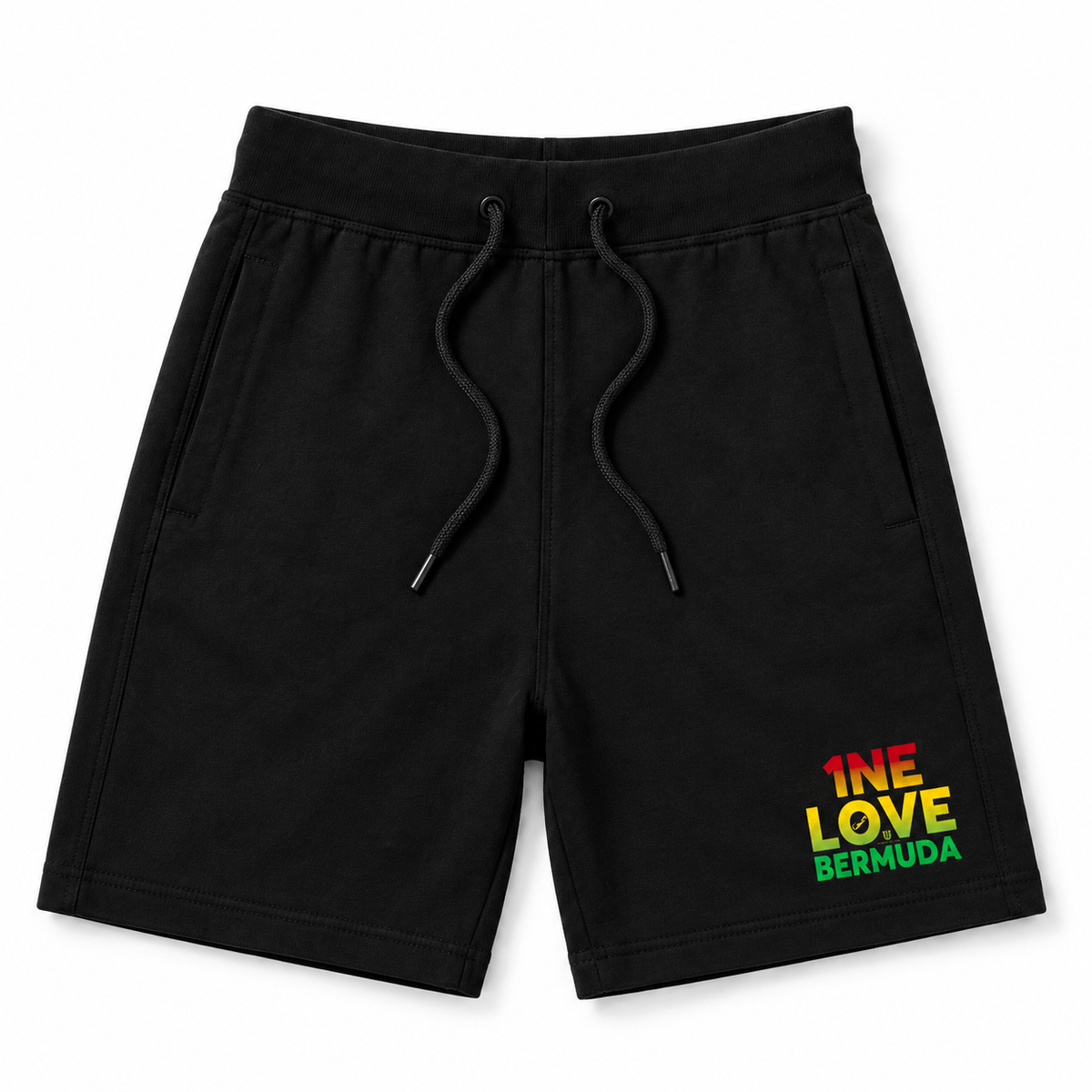 1NE LOVE BERMUDA FRENCH TERRY SHORTS