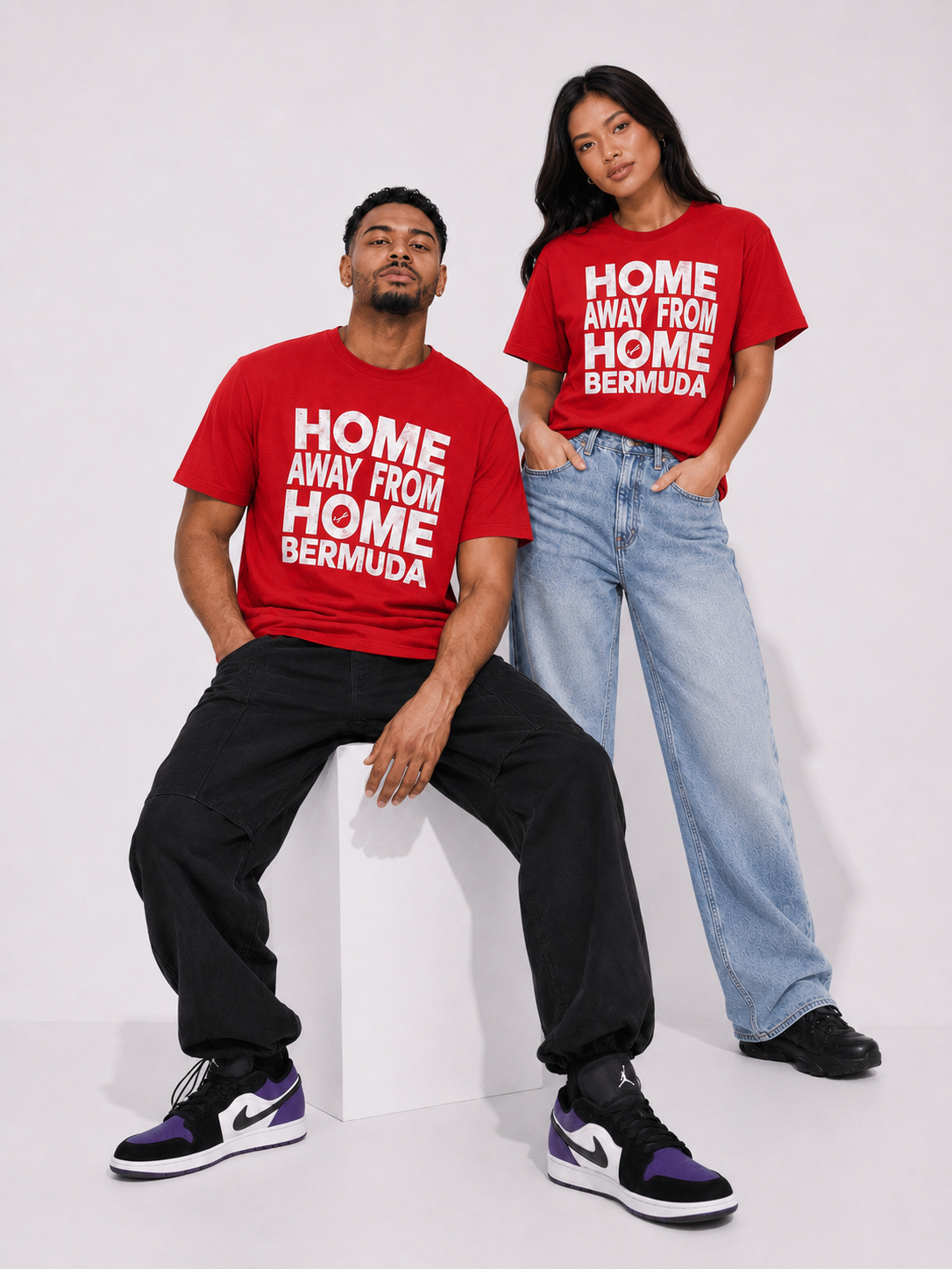 HOME AWAY FROM HOME,  BERMUDA Unisex T-shirt