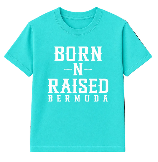 Pompano Blue Born-N-Raised Bermuda Unisex Tee