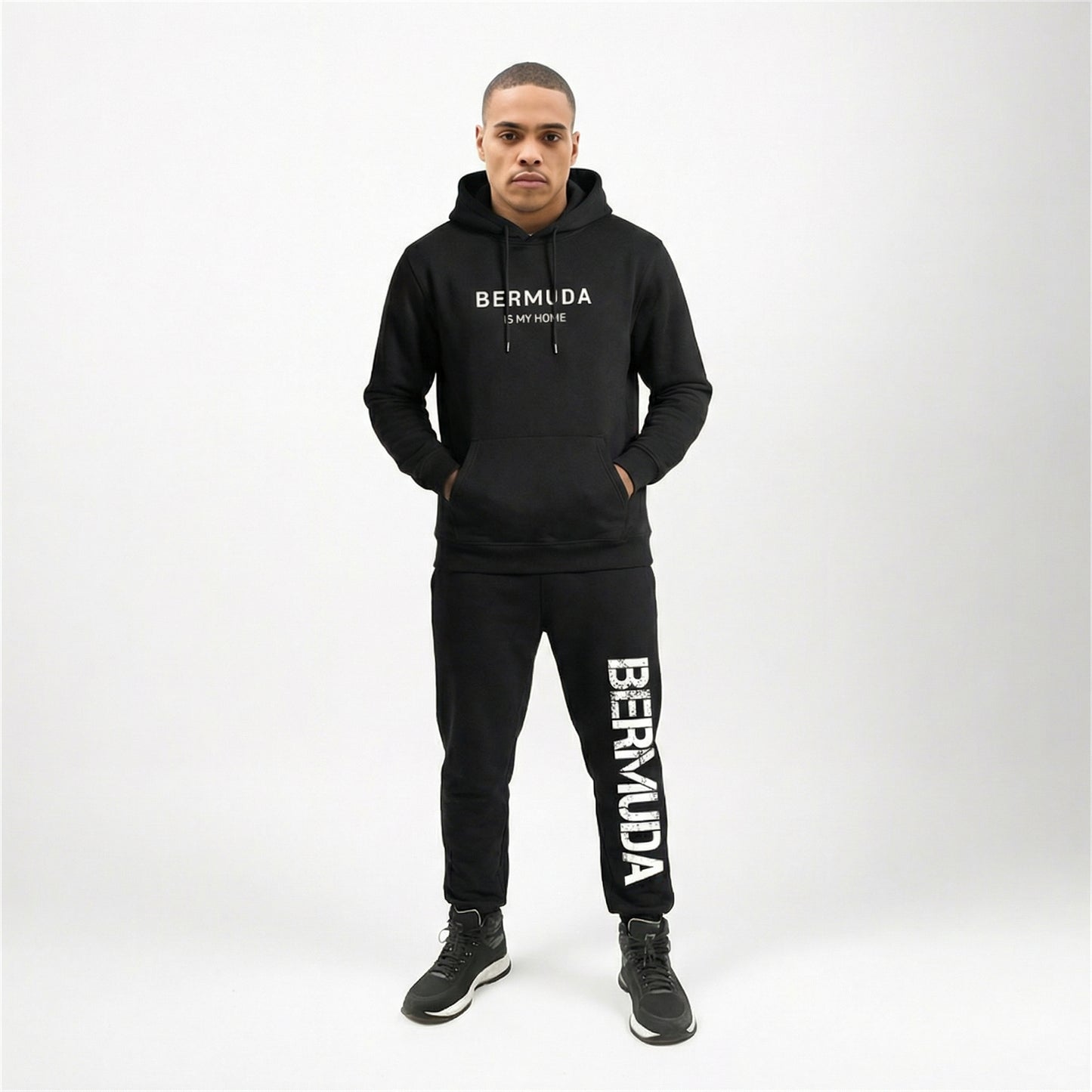 Bermuda Is My Home Premium Unisex Hoodie Jogger Set