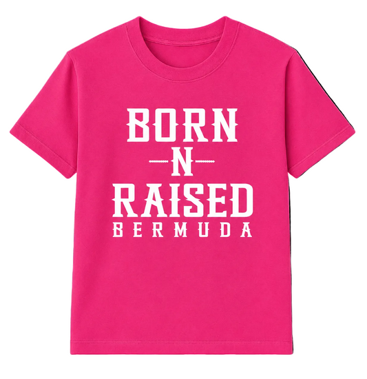 Hot Pink Born-N-Raised Bermuda Tee