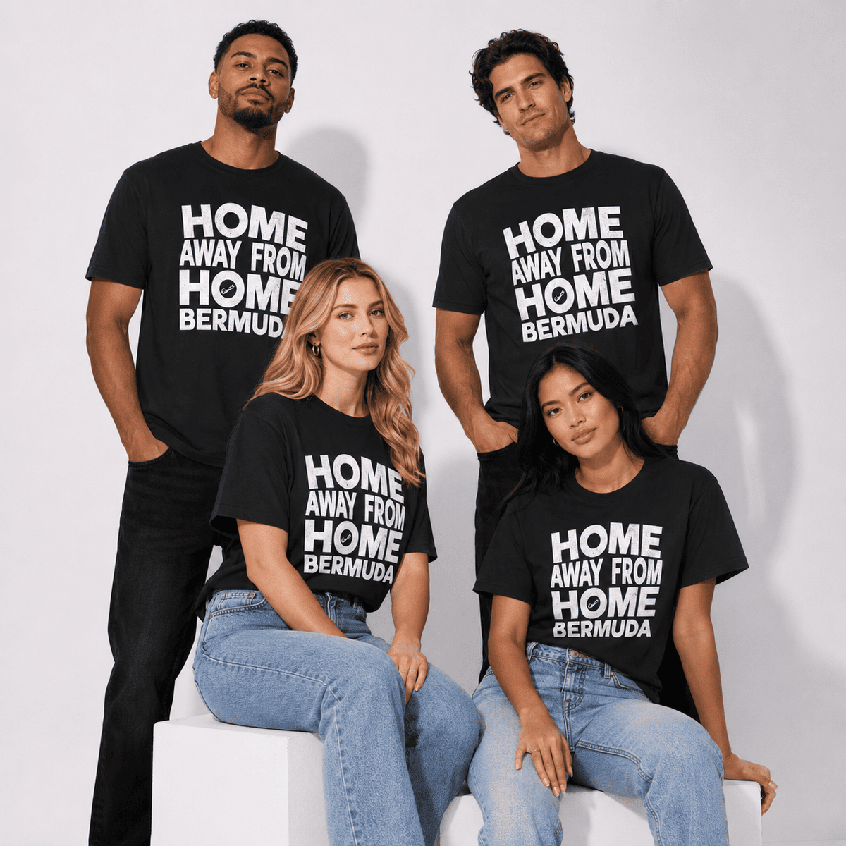 HOME AWAY FROM HOME,  BERMUDA Unisex T-shirt